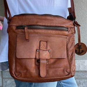 Harbour 2nd genuine leather bag. Brand new WO tags